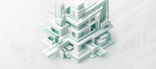 Representação tridimensional de estrutura tributária em camadas